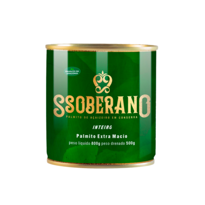 Palmito Inteiro 500g Lata